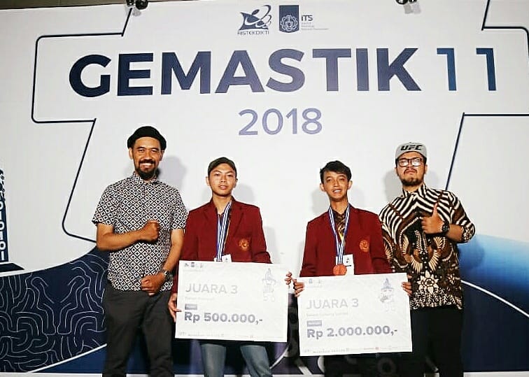 Prodi DKV FSRD ISI Surakarta Raih Prestasi Juara I dan II Lomba Animasi di Tingkat Nasional di GEMASTIK XI di ITS Surabaya