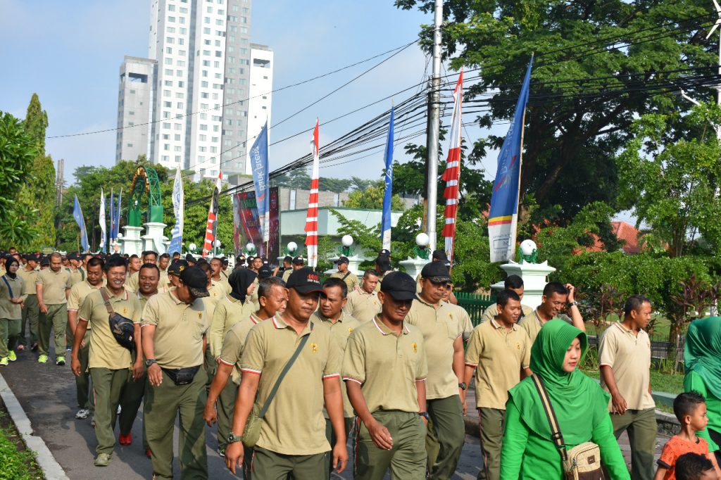 Korem 074/Warastratama Gelar Jalan Sehat dan OR bersama   serta Tasyakuran dalam rangka Hari Juang TNI AD