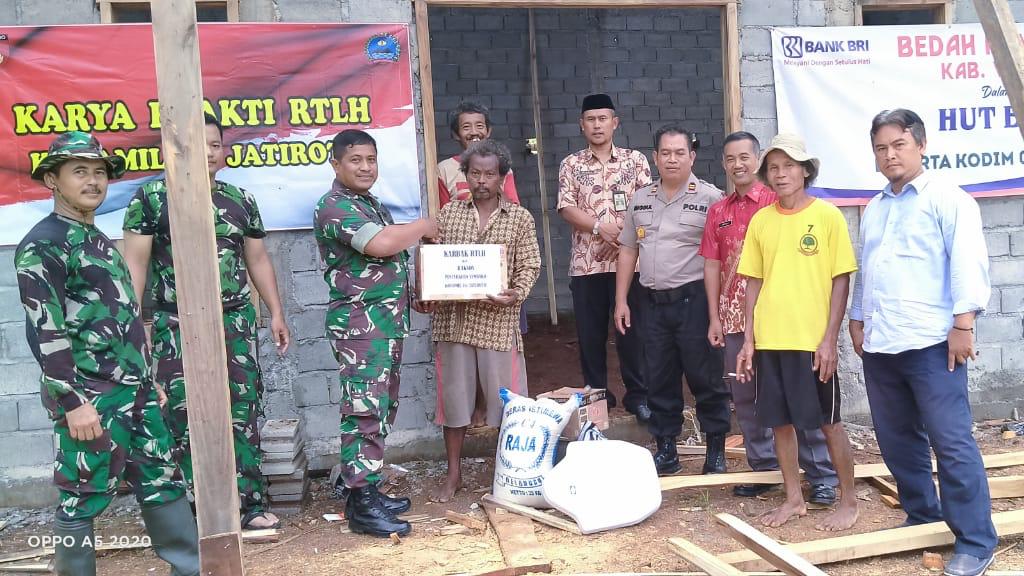 Yatmo : Terima Kasih Bapak TNI Akhirnya Kami Memiliki Rumah Layak Huni