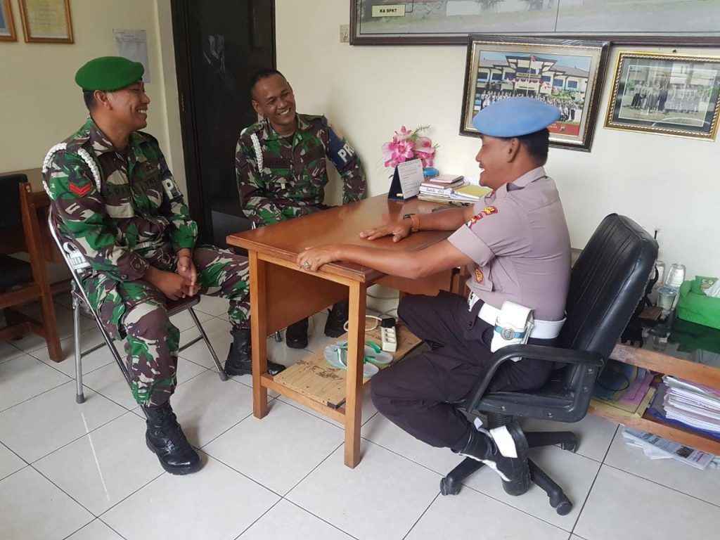 Jalin Sinergitas, Anggota Provost Kunjungi Propam Polres Wonogiri
