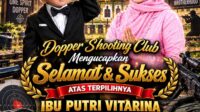 Dopper Shooting Club Ucapkan Selamat atas Terpilihnya Putri Vitarina sebagai Lurah Srihardono
